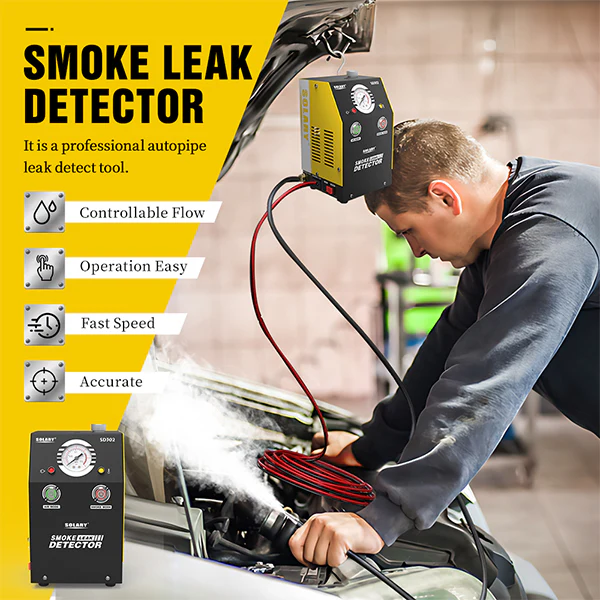 Solary SD302 Smoke Machine for Car - EVAP Smoke Machine Tester for Vacuum Leaks DC 12V - Image 3
