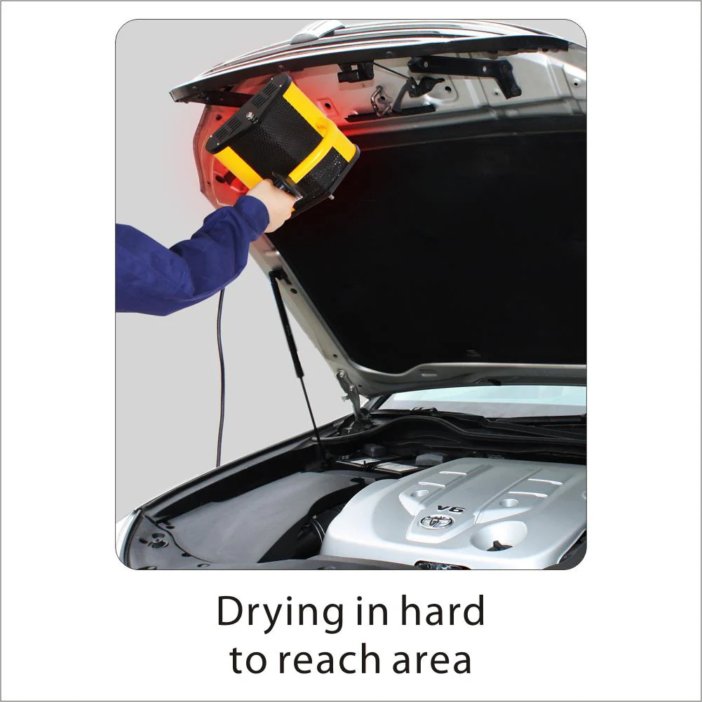 Solary Infrared Heat Lamp, Paint Cure Lamp Paint to Dry for Car Paint Booth, 1050W - Image 5